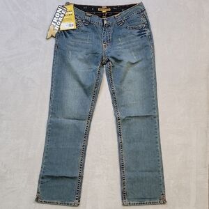 Women's Straight Leg Blue Jeans